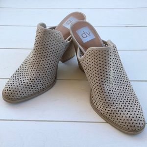 Target dv Tan Mule Slide Ons